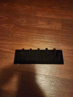 Black Velvet Ring Display Stand