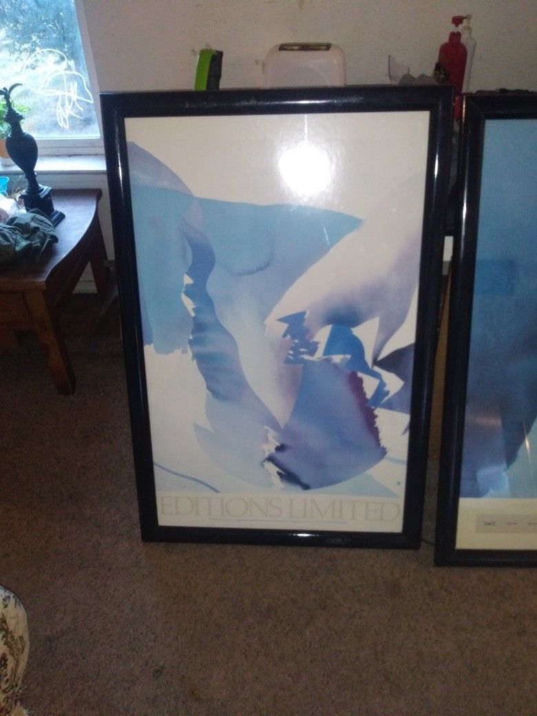 Peter kitchell Print Signed. 3 Large Prints