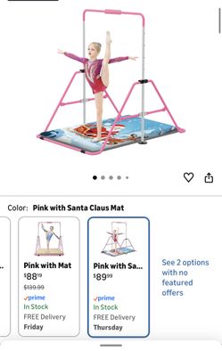 Gymnastics bar with Mat