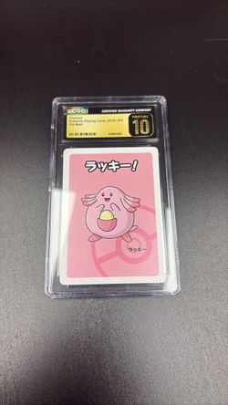 Chansey Pokémon Old Maid Card CGC Pristine 10
