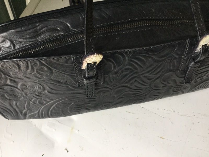 Authentic FENDI Mini Hand Bag Black Leather (used)