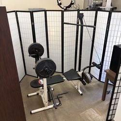 Body by Jake Bench and Weight Set