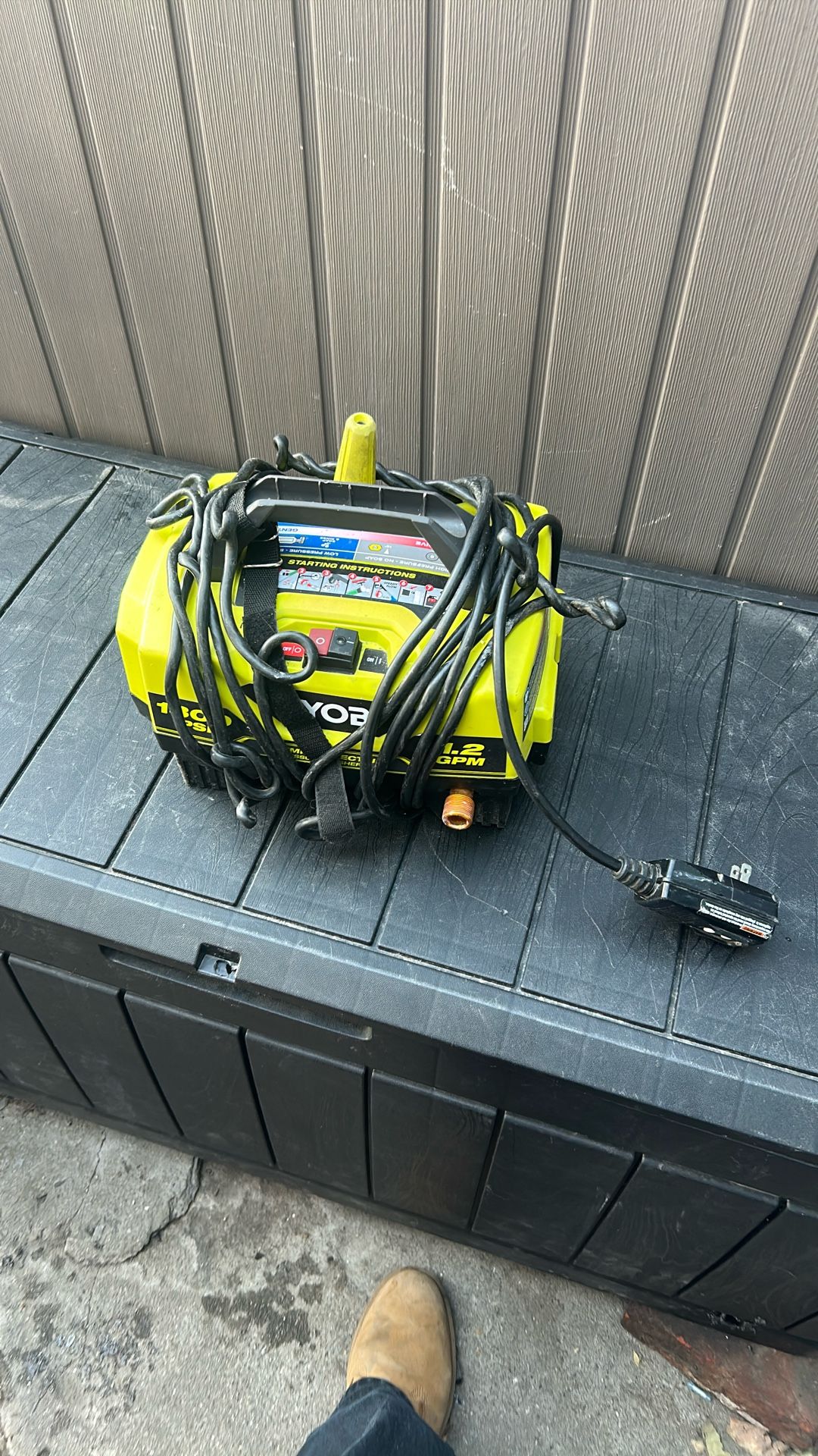 Ryobi pressure washer