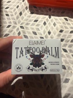 Tattoo Aftercare Balm – 100% Natural Tattoo Care Cream with Shea, Mango & Aloe – Soothes, Hydrates & Prevents Fading – Petroleum-Free Tattoo Lotion fo