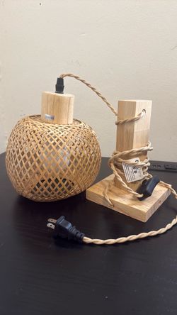 Bamboo Wall sconce Lighting-Rattan