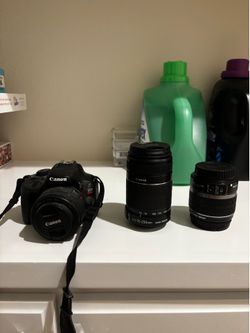 Canon camera and lenses
