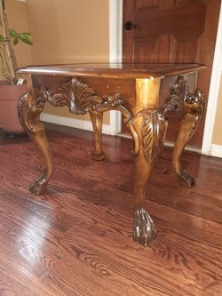 Antique wood table 