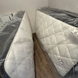 NEW TWIN MATTRESS, BEDFRAME AND BEDDING SET $200