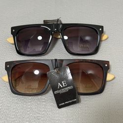 Fashion Bamboo Sunglasses Eyewear (Unisex)