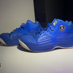 Vintage JORDAN Jumpman Team 1 Basketball Shoe, Sports Blue, Size 13, Retro