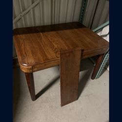 Antique Dining Table With Leaf