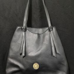 Black Leather Handbag