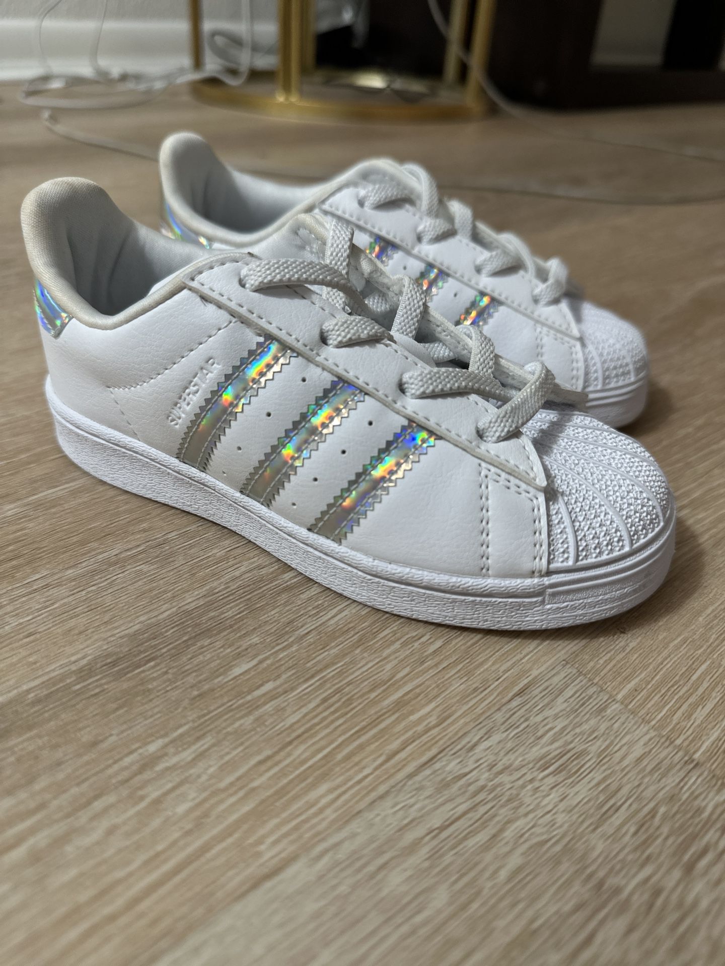 Adidas Superstar toddler Metallic Lines