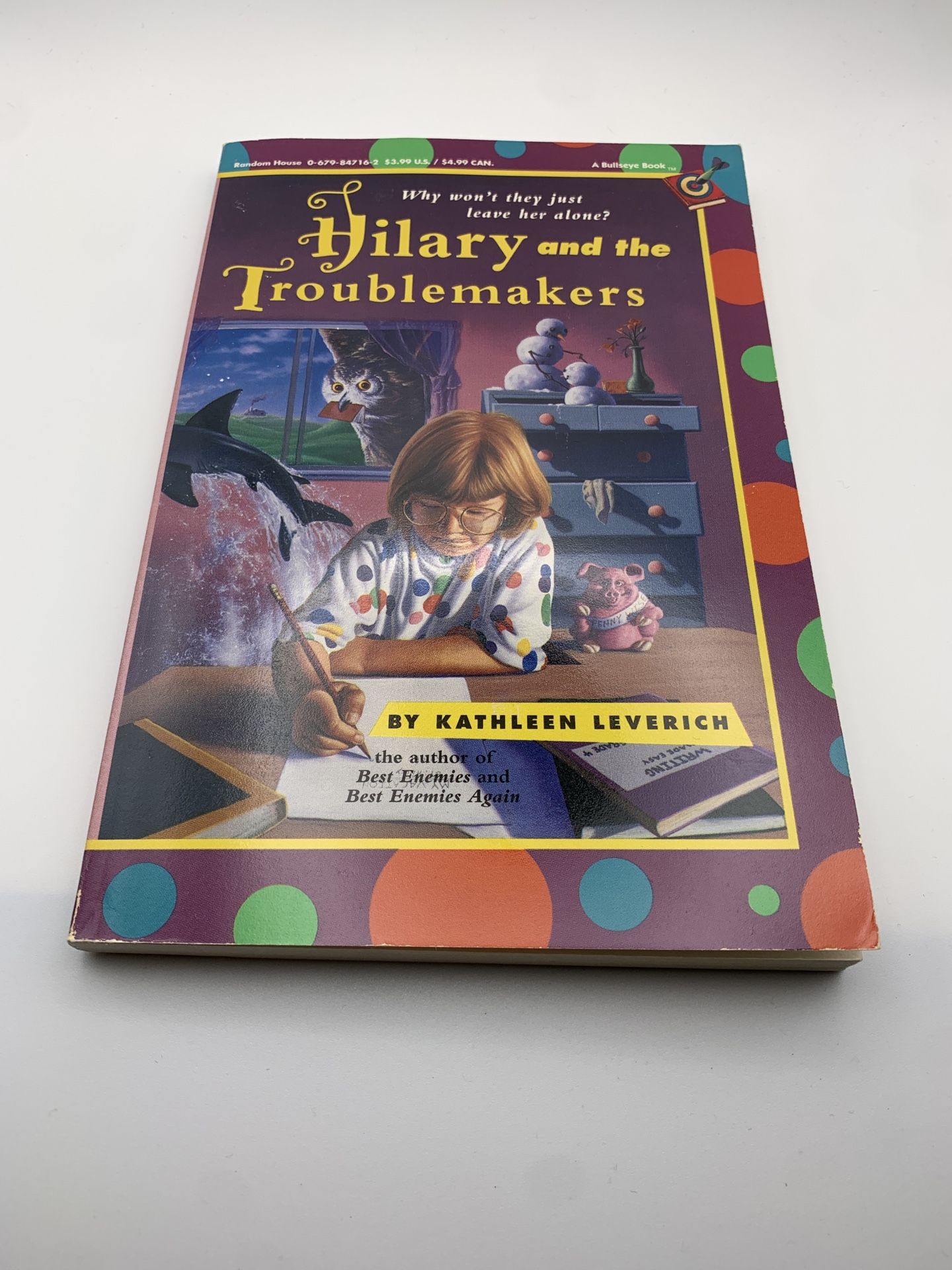 Hilary and the Troublemakers by Kathleen Leverich (1993, Digest Paperback)