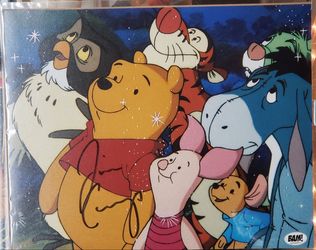 JIM CUMMINGS "Pooh" WINNIE THE POOH Autograph 8 x 10 Picture with BAM! Certificate of Authenticity