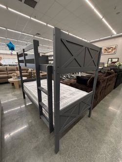 TWIN OVER TWIN BUNK BED