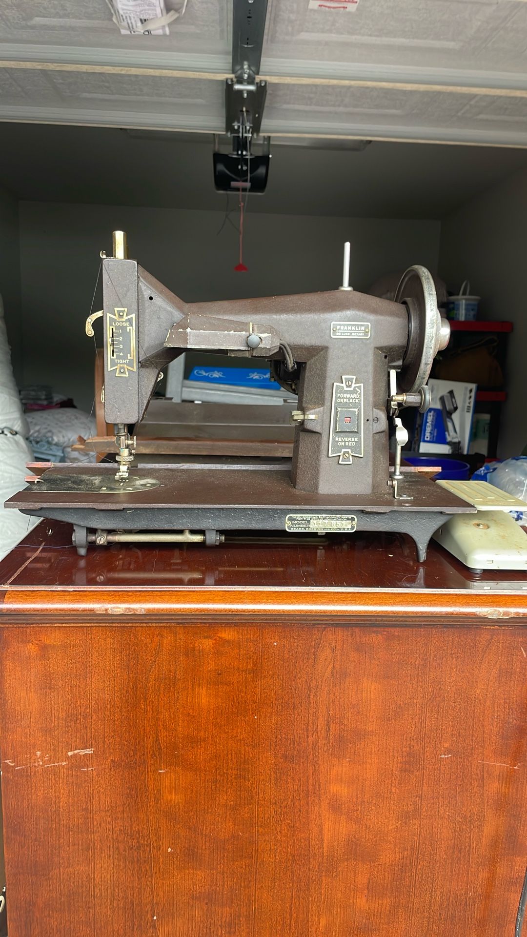 Old sewing machine