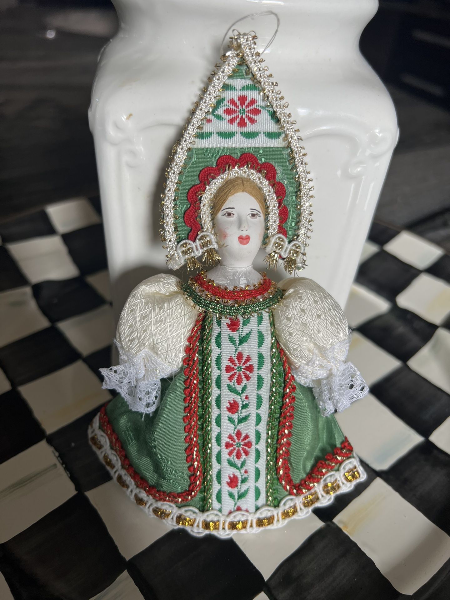 Russian Doll Christmas Ornament
