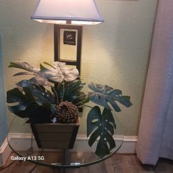 Signature Design by Ashley Furniture Set Of Gray Nightstand Lamps