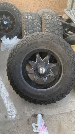 Rims and tires 20x37