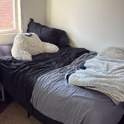     Full Bed Frame – Free Mattress Included