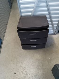 Sterilite Plastic 3 Drawers