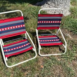 Red White And Blue Summer Chairs 