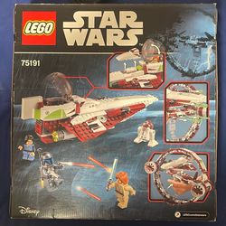 LEGO 75191 Star Wars Jedi Starfighter With Hyperdrive NEW Sealed Retired 2017