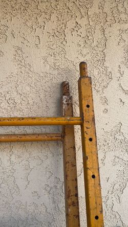 Yellow Metal Scaffolding