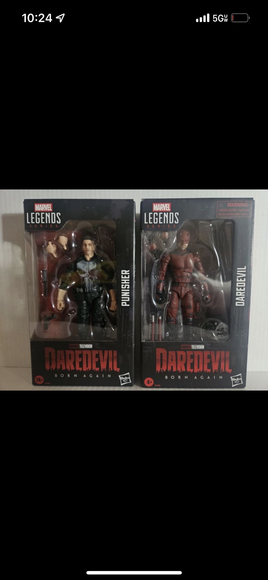 Marvel Legends Daredevil Punisher Figures