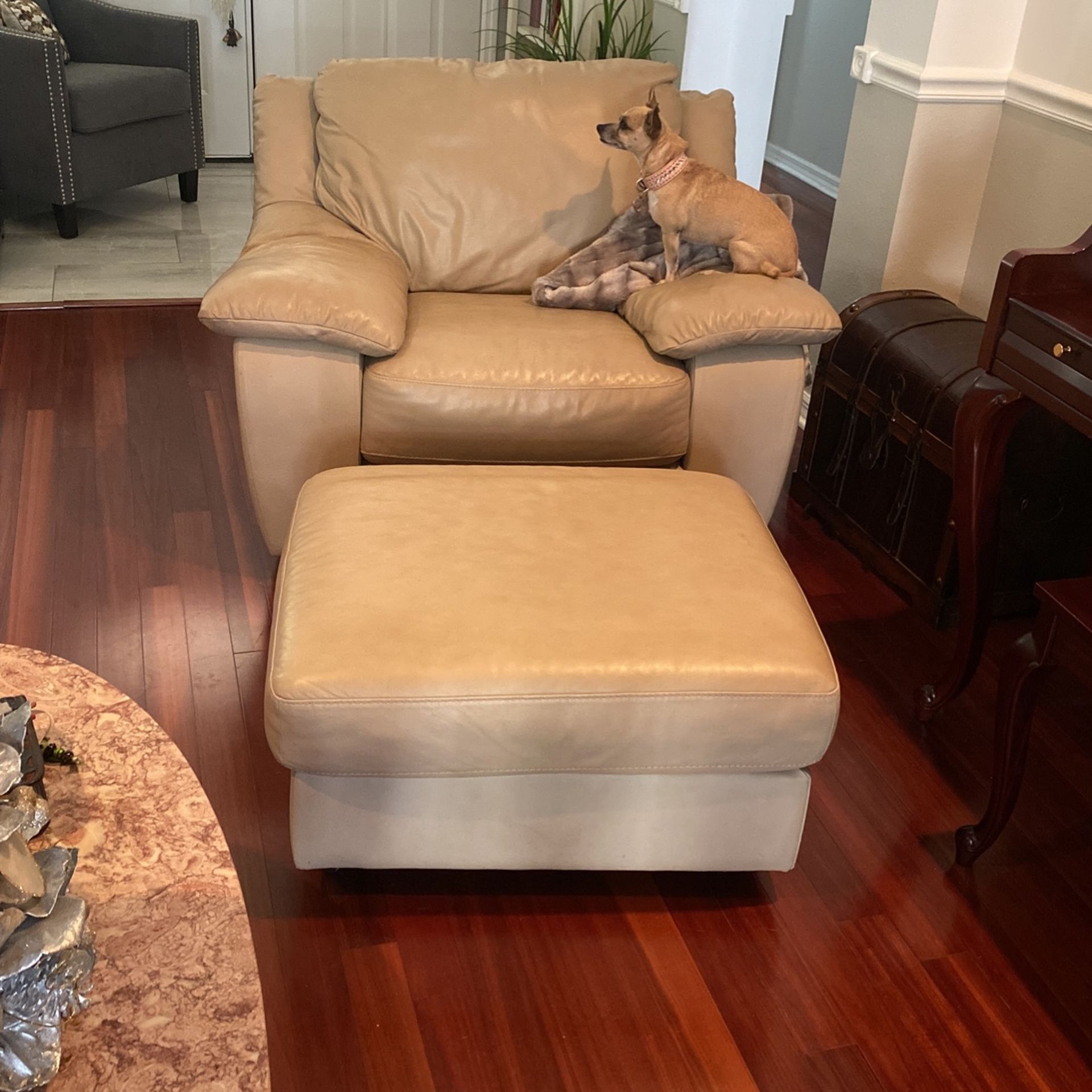 Chair And Ottoman