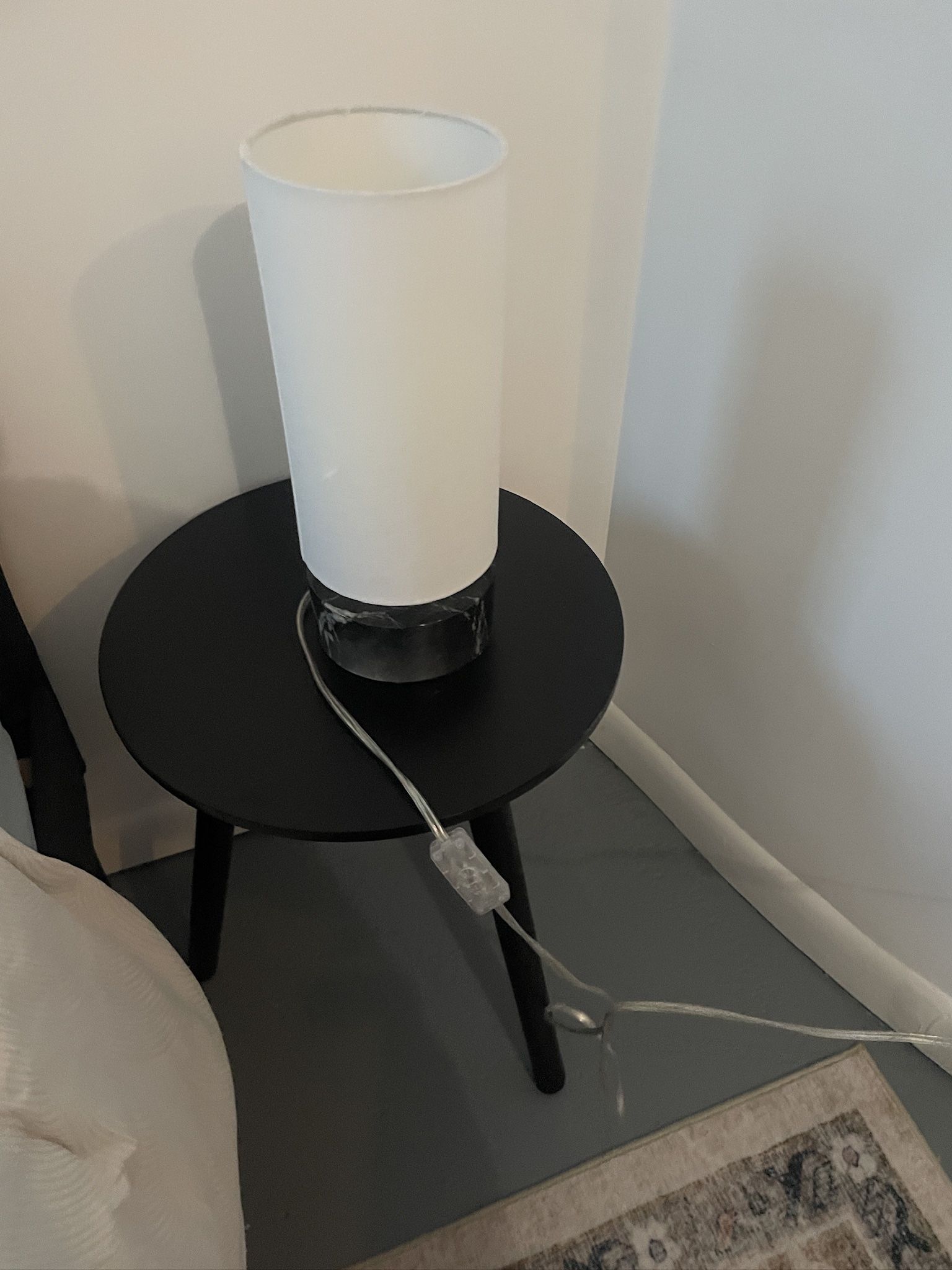 Black Side Table