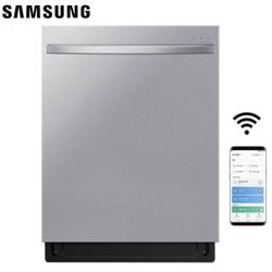 Samsung AutoRelease 24-in Top Control Smart Built-In Dishwasher With Third Rack (Stainless steel)
