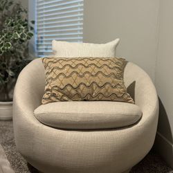 Better Home & Garden Swivel Chair Linen