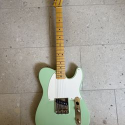 2018 Ithacaster Tele Style Surf Green Esquire Guitar
