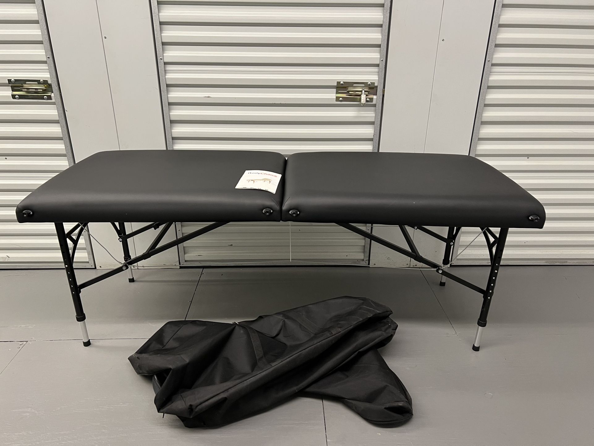 Body Choice Multi Purpose Traveling Black Massage Table