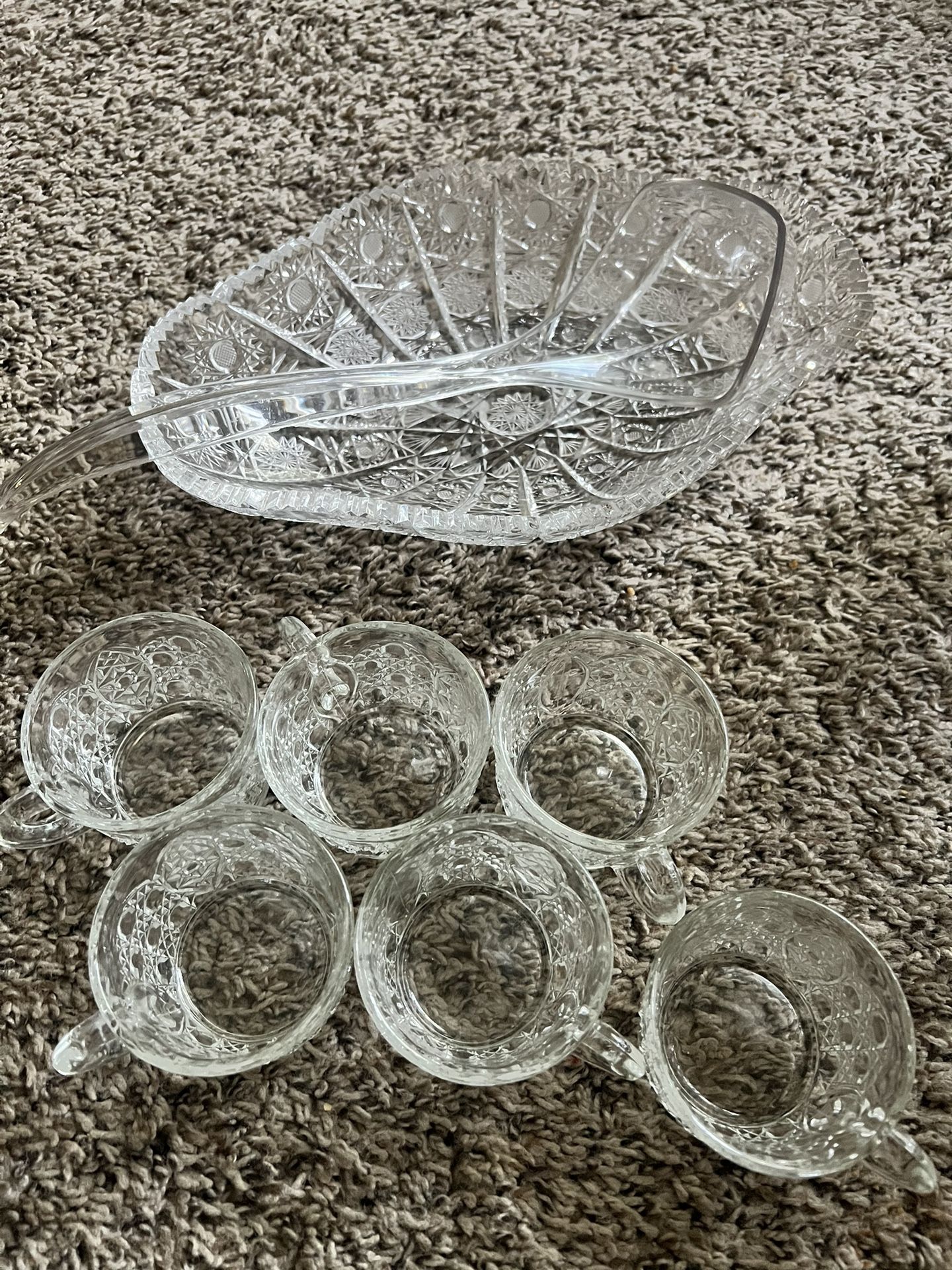 Vintage Punch Bowl Set