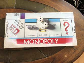 vintage monopoly game