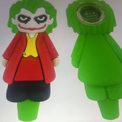 4” Joker Silicone Hand Pipe With Glass Bowl 