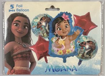 Baby Moana balloons bouquet