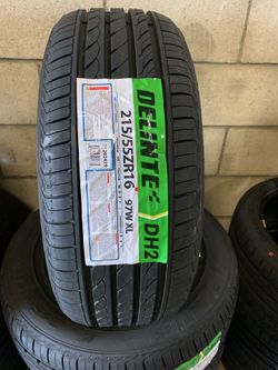 215/55R16 Delinte Dh2 New Tires