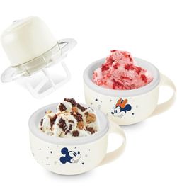Dash Disney Mickey & Minnie Mouse Ice Cream Maker w/ Two Mugs - BRAND NEW