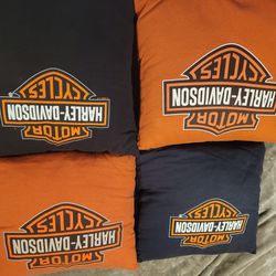 4 Harley Davidson Pillows