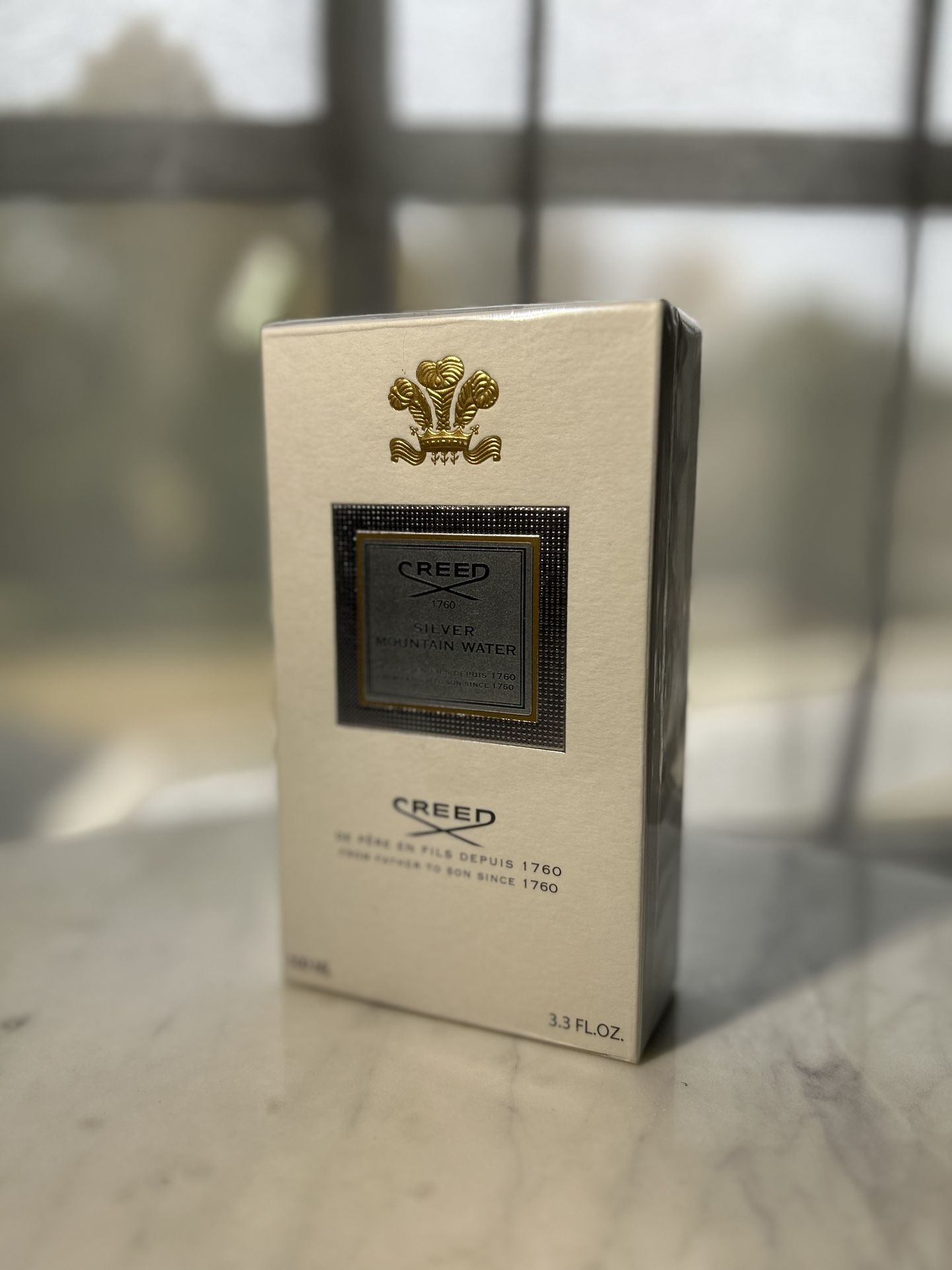 Creed Silver Mountain Water 3.3oz/100mL Mens Eau De Parfum - Sealed - Brand new