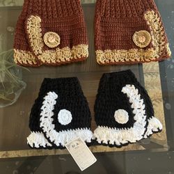 Handmade Crochet Boot tops