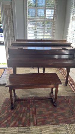 Baby grand piano