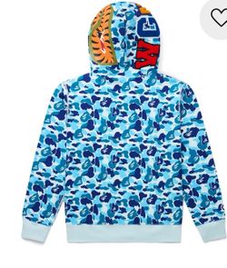BAPE ABC Camo shark full zip hoodie size S
