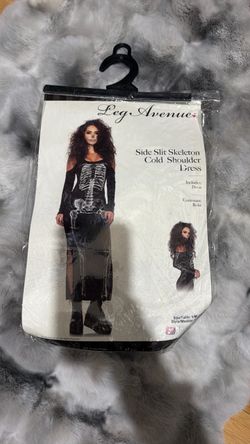 Skeleton Cold shoulder dress S/M