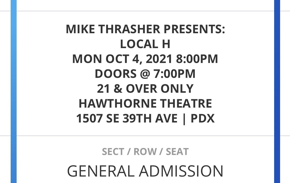 Local H tickets