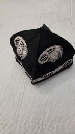 Uzbek Style Doppi Hat Hand Embroidered